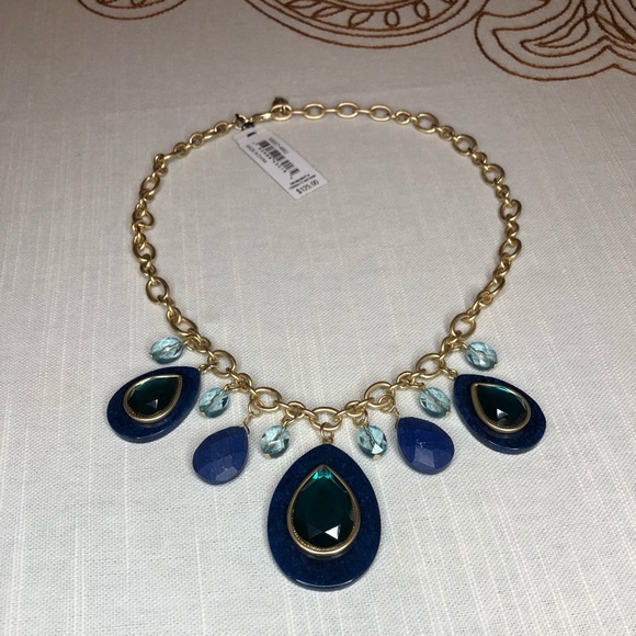 Carolee Semi-Precious Accents Blue Necklace - Picture 4 of 16